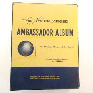The New Enlarged Ambassador Album Never Used VintageStamp Album